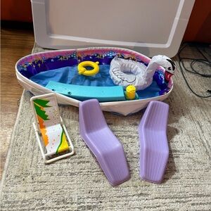 Barbie vintage RARE pool and lounge chairs